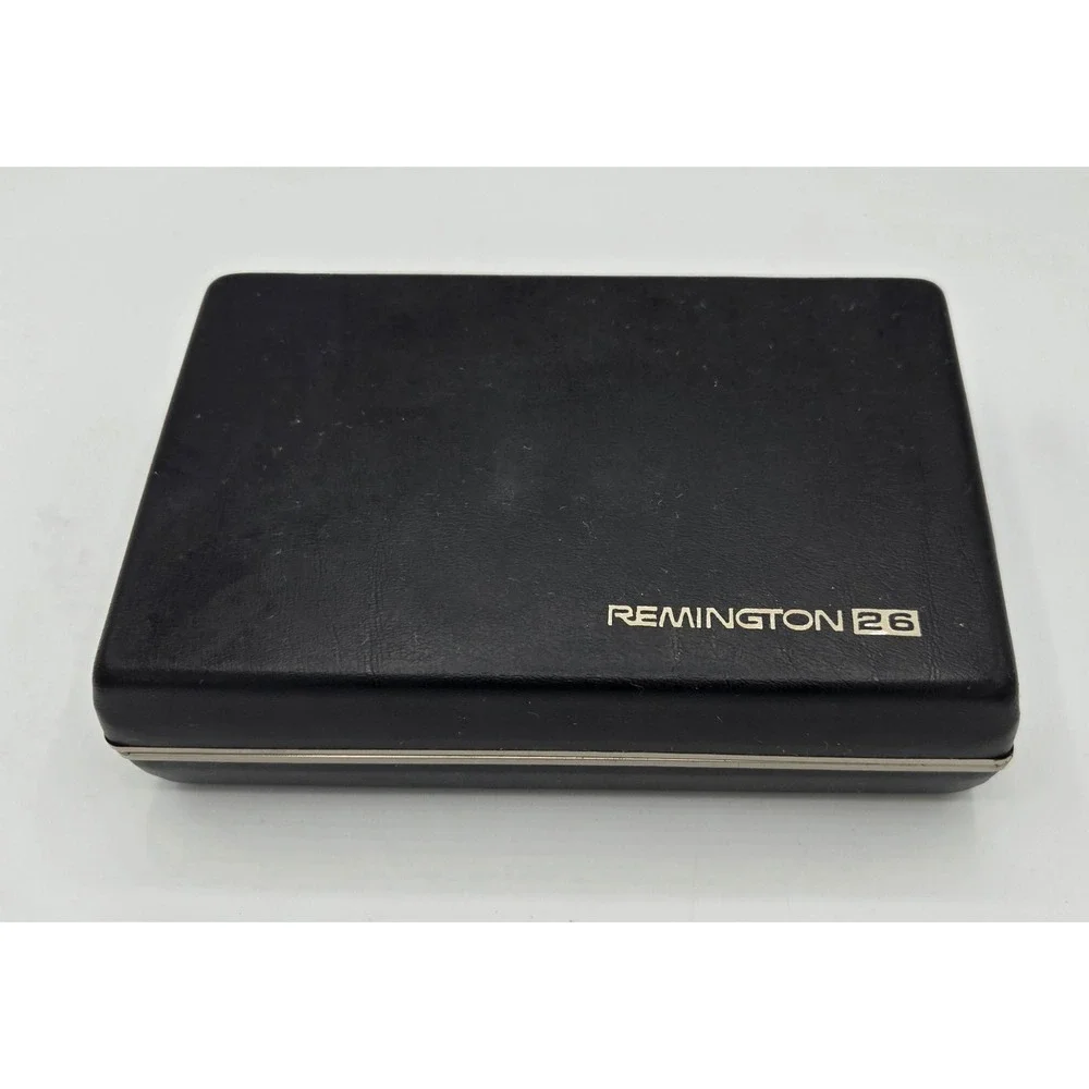 Vintage Remington Lektro Blade 26 Electric Shaver‎ with Travel Case Sperry Rand